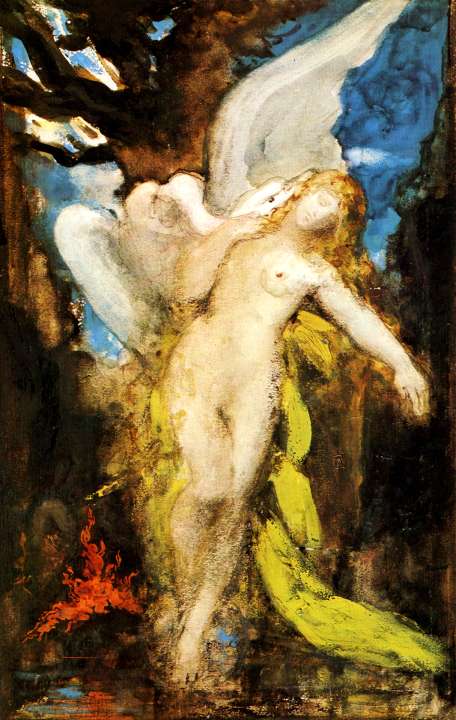 Leda by Gustave Moreau
